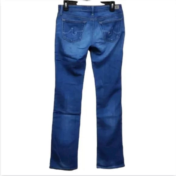 Adriano Goldschmied Womens The Ballad Denim Jeans Size 27 Slim Boot Dark Wash - Picture 1 of 8